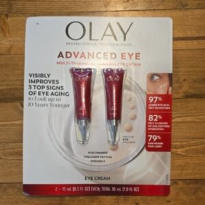 OLAY Advanced Eye Cream Duo with Red Packaging